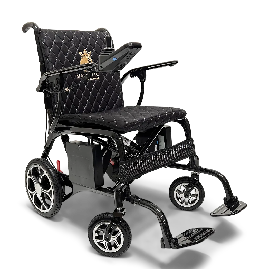 ComfyGO Phoenix Leichter Elektrorollstuhl Faltbar aus Kohlefaser