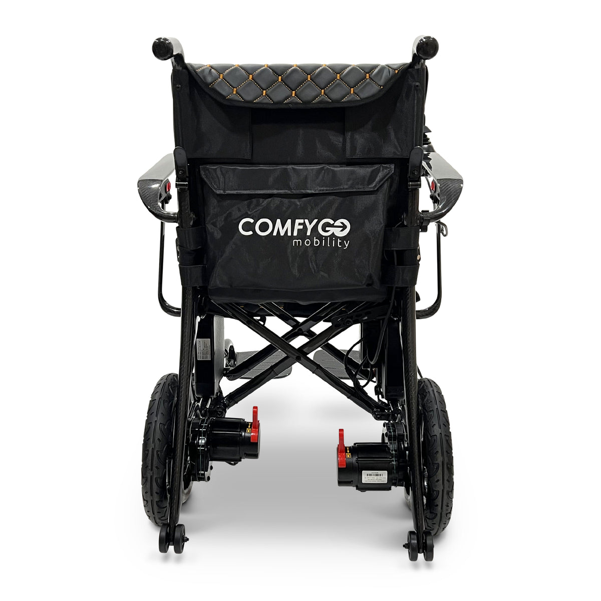 ComfyGO IQ-Carbon Elektrorollstuhl aus Carbon, Bezug Schwarz Textil, Ansicht 6