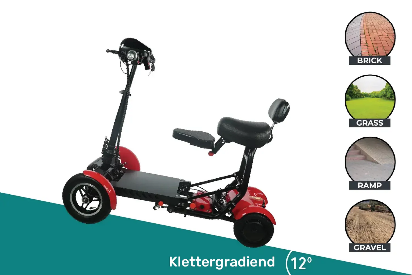 Comfygo MS-3000 Faltbarer Elektromobil Senioren