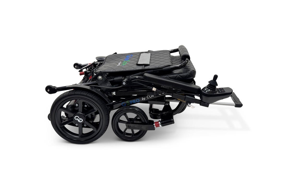 Glide Care G-5 Pro Reiserollstuhl elektrisch, Rahmen Schwarz, Ansicht 11