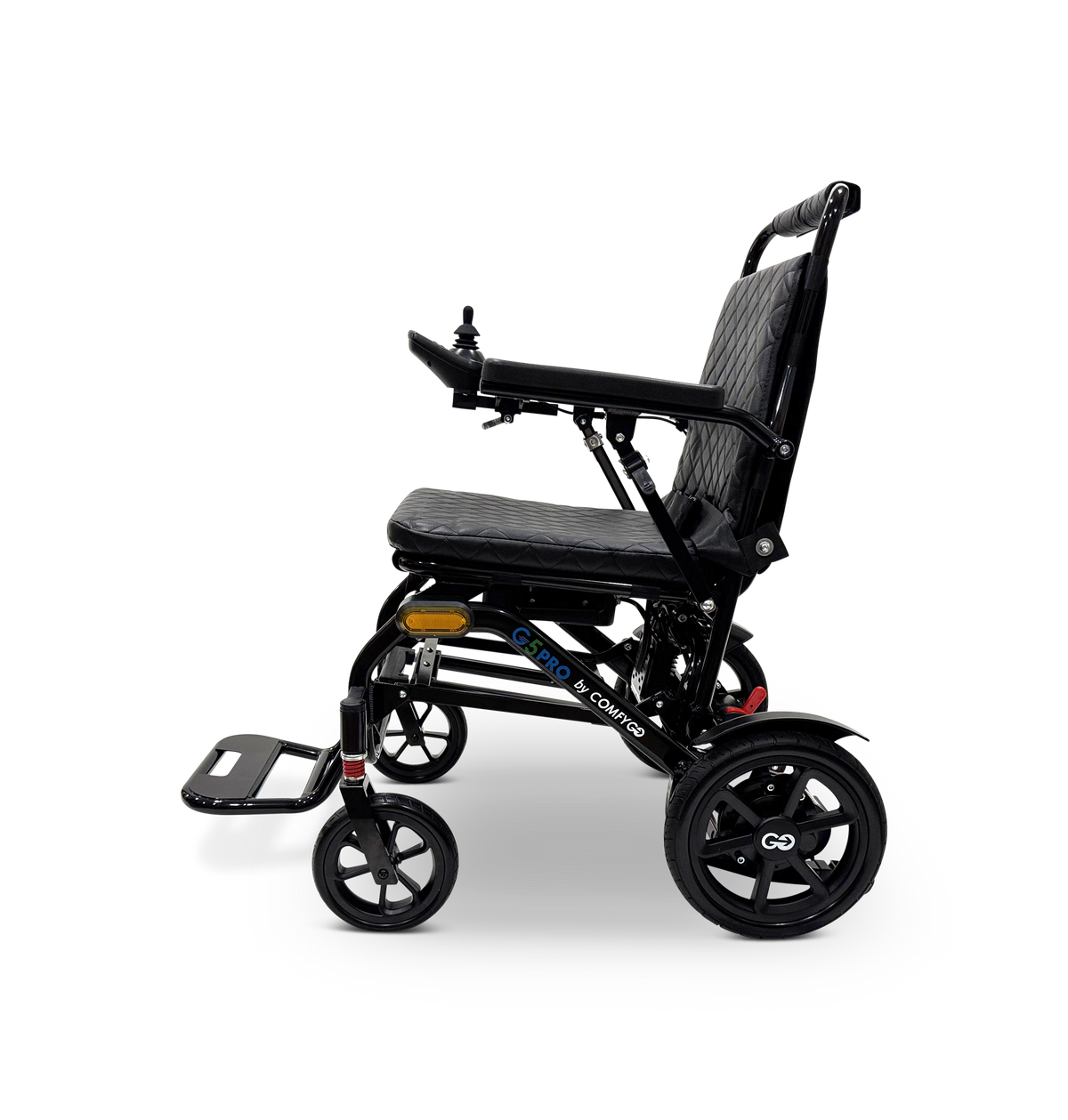Glide Care G-5 Pro Reiserollstuhl elektrisch, Rahmen Schwarz, Ansicht 3