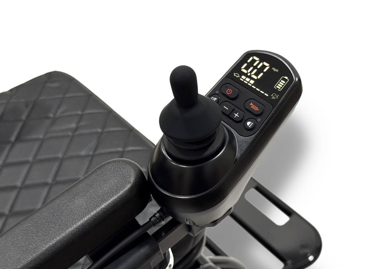 Glide Care G-5 Pro Reiserollstuhl elektrisch, Rahmen Schwarz, Ansicht 8
