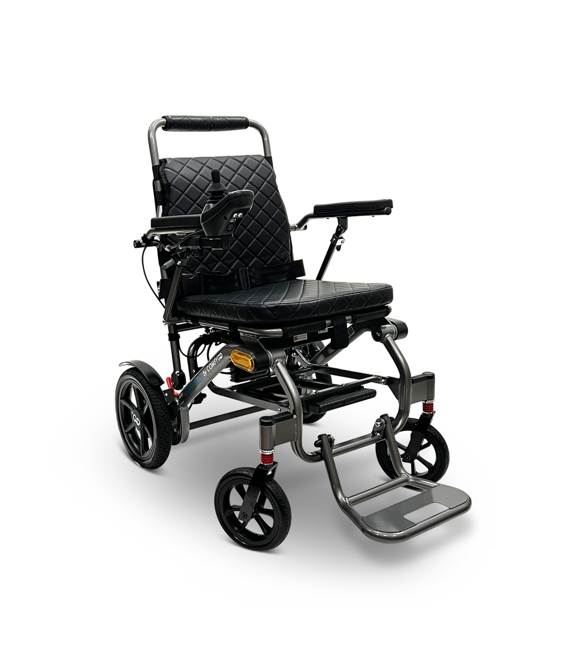Glide Care G-5 Pro Reiserollstuhl elektrisch, Rahmen Grau, Ansicht 1