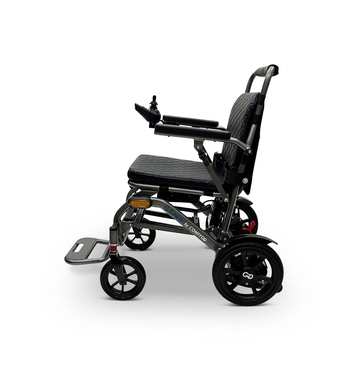 Glide Care G-5 Pro Reiserollstuhl elektrisch, Rahmen Grau, Ansicht 4