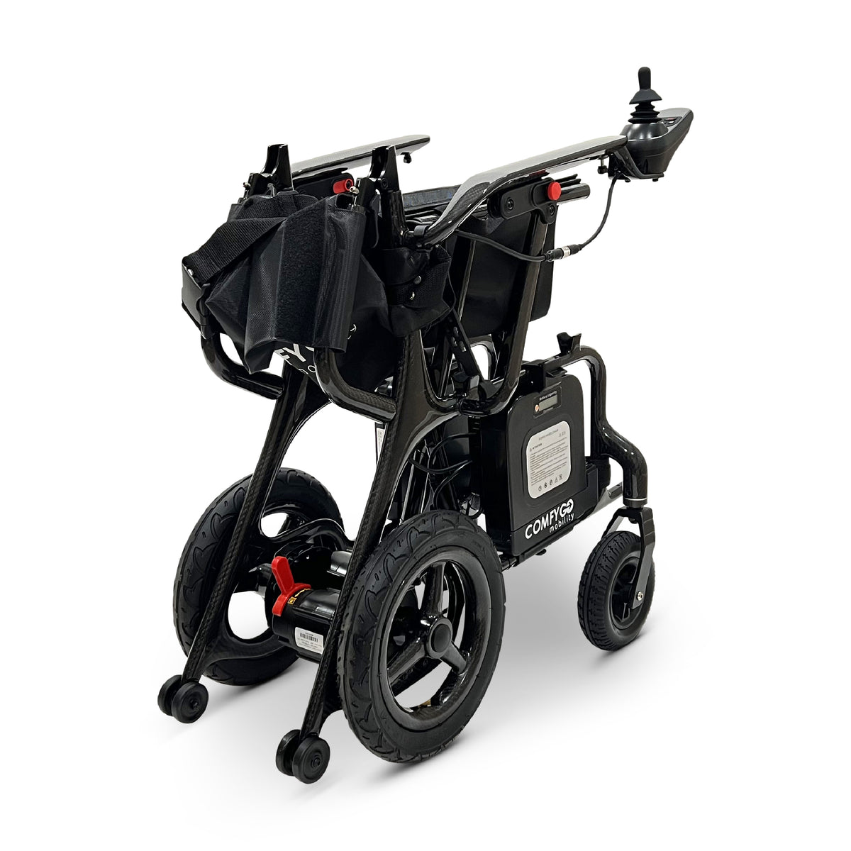 ComfyGO IQ-Carbon Elektrorollstuhl aus Carbon, Bezug Schwarz Standard, Ansicht 10