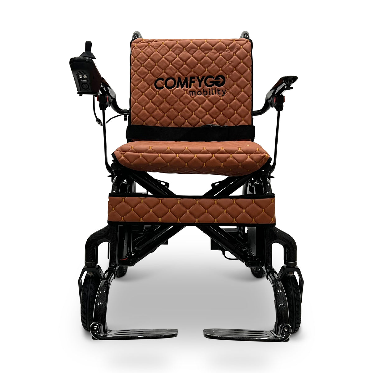 ComfyGO IQ-Carbon Elektrorollstuhl aus Carbon, Bezug Taba, Ansicht 2