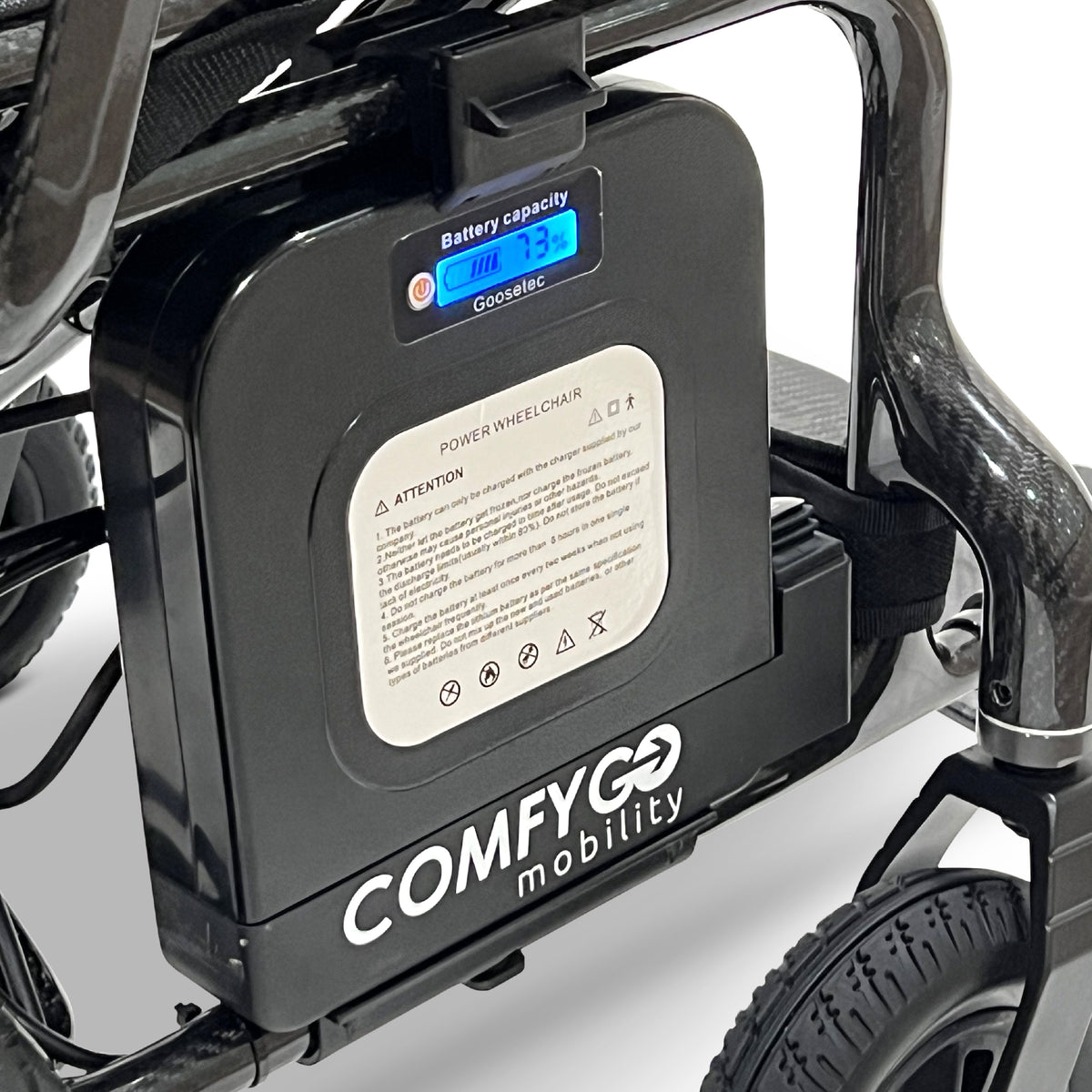 ComfyGO IQ-Carbon Elektrorollstuhl, Detailansicht 3