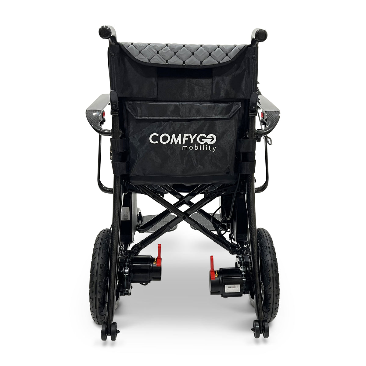 ComfyGO IQ-Carbon Elektrorollstuhl aus Carbon, Bezug Grau, Ansicht 4