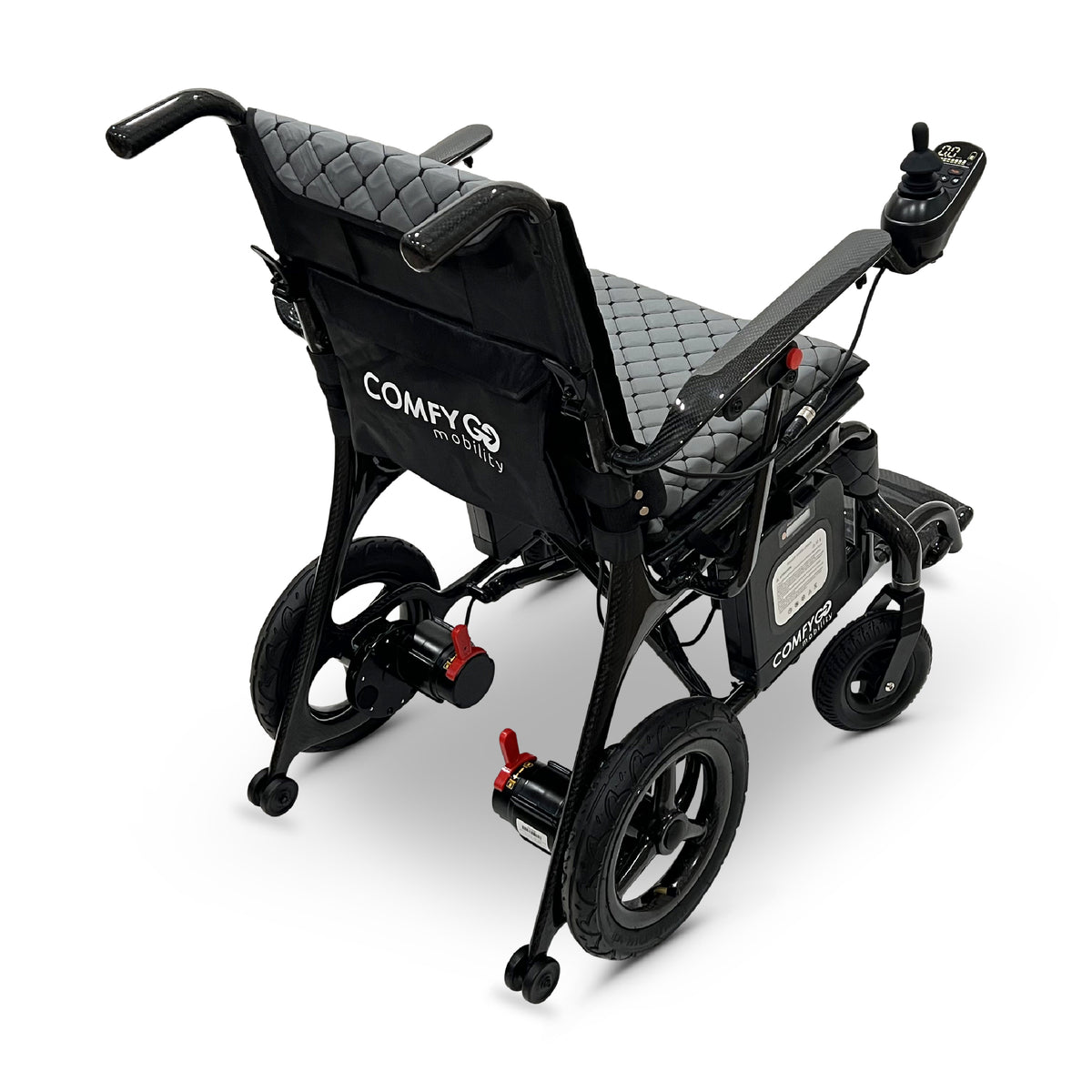 ComfyGO IQ-Carbon Elektrorollstuhl aus Carbon, Bezug Grau, Ansicht 5