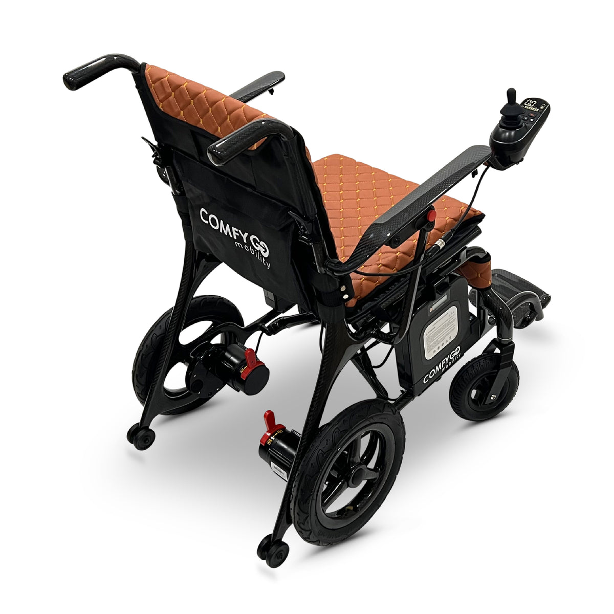 ComfyGO IQ-Carbon Elektrorollstuhl aus Carbon, Bezug Taba, Ansicht 5