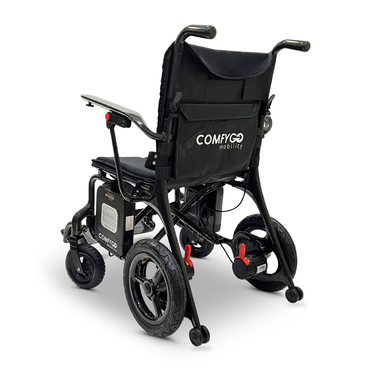 ComfyGO IQ-Carbon Elektrorollstuhl aus Carbon, Bezug Schwarz Standard, Ansicht 5