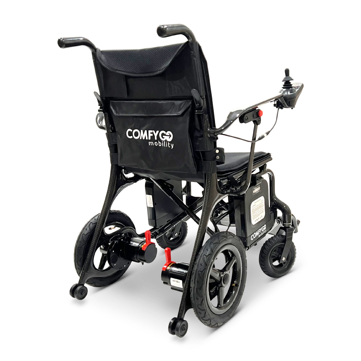ComfyGO IQ-Carbon Elektrorollstuhl aus Carbon, Bezug Schwarz Standard, Ansicht 7