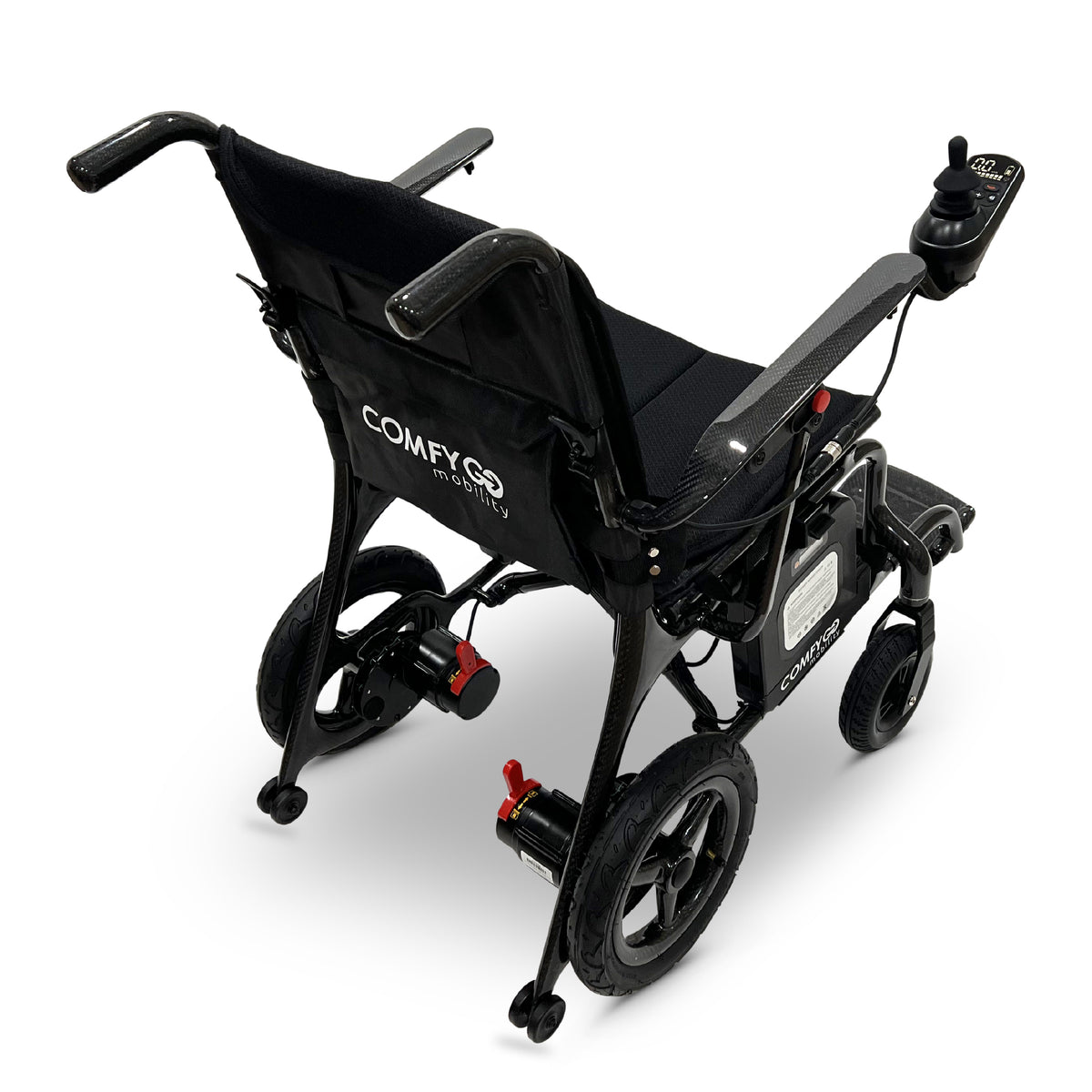 ComfyGO IQ-Carbon Elektrorollstuhl aus Carbon, Bezug Schwarz Standard, Ansicht 9