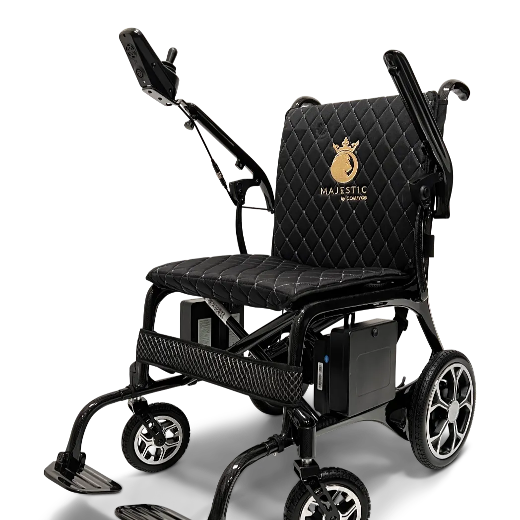 ComfyGO Phoenix Leichter Elektrorollstuhl Faltbar aus Kohlefaser