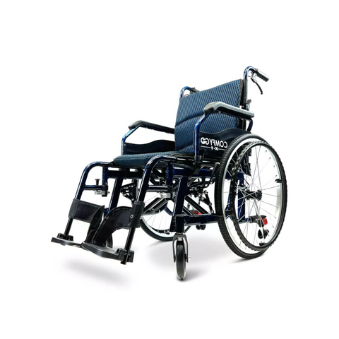 X-1 ComfyGO Lightweight Manual Wheelchair With Quick Detachable Wheels 