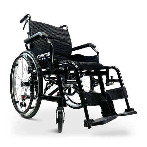 Fauteuil roulant manuel léger X-1 ComfyGO avec roues détachables rapidement 